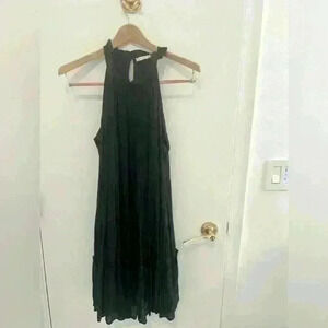 Altar'd State Women's Sun Sleeveless Halter
Tiered Summer Mini Dress, Medium